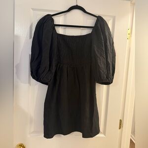 Tuckernuck black linen dress